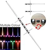 IMBLINKY 2-in-1 Electronic 3-Bladed Lightsaber The Force Awakens Exclusive Roleplay Toy Cross Guard LED Sword with Sound