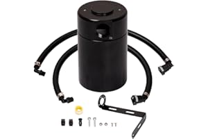 HY-SPEED Oil Catch Can, Air Oil Separator Compatible with f150 2011 2012 2013 2014 2015 2016 2017 2018 2019 2020 2021 2022 2023 2.7L 3.5L 5.0L Raptor 17 18 19 20 21 22 23 Expedition 18-21 3OZ