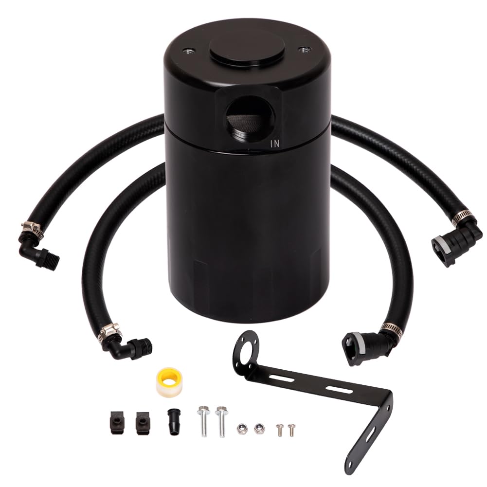 Photo 1 of Oil Catch Can, Air Oil Separator Compatible with f150 2011 2012 2013 2014 2015 2016 2017 2018 2019 2020 2021 2022 2023 2.7L 3.5L 5.0L Raptor 17 18 19 20 21 22 23 Expedition 18-21 3OZ