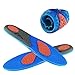 Gel Sports Insoles for Women and Man HLYOON Shoes Insert for Shock Absorption Foot Pain and Fasciitis Relieve Full Length Comfort Size 7.5-14