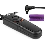 Pixel Remote Shutter Switch N3 Shutter Release Cable Compatible with Canon EOS Cameras with Screen Cleaning Cloth, Replaces R