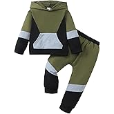 KIMI BEAR Toddler Baby Boy Clothes Fall Winter Outfits Long Sleeve Hooded Sweatshirt Tops Pant Set 2pcs Little Boy Clothing