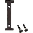 Betorcy 3 Inch Address Number, House Numbers for Outside, Cast Iron Metal Letter Garden Door Mailbox Decor with Screws, Black Letter I