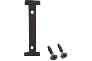 Betorcy 3 Inch Address Number, House Numbers for Outside, Cast Iron Metal Letter Garden Door Mailbox Decor with Screws, Black Letter I