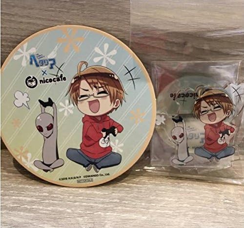 Amazon ニコカフェ ヘタリア アメリカ 米 コースター アクリルスタンド ニコニコカフェ アニメ 萌えグッズ 通販