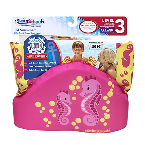 SwimSchool USCG Approved TOT Swimmer, Arm Floaties, Puddle Jumper, Type