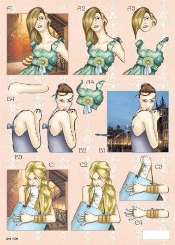 Clearance Craft UK A4 Die Cut Decoupage-Single Sheet (1004)