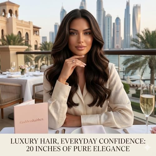 Luxury Clip In Hair Extensions Human Hair, 100% Remy Human Hair, Invisible Clips, Natural Volume & Length, Reusable Premium Hair Extensions (#1B Soft Black, 20 inch-80g)