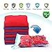 Anna Home Jumbo Vacuum Storage Bags (6 x Jumbo, 2 x Large) Space Saver Storage Bags for Travel. Durable and Reusable, Travel Hand Pump Included