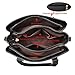 YoLin Handbags for Women Ladies Purses Messenger Bags Classy Tote Bag Designer Satchel Black