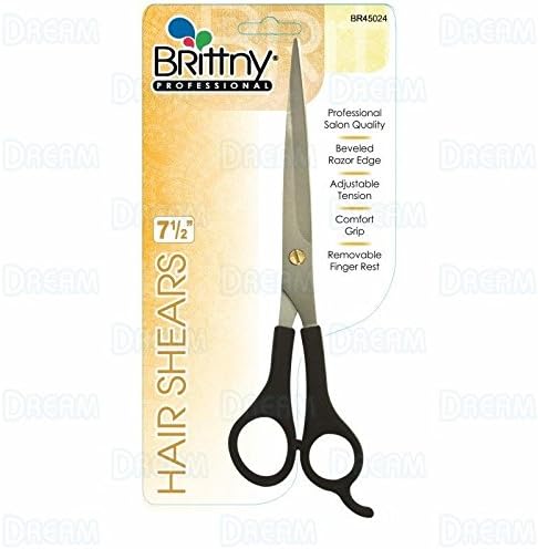 BRITTNY SCISSORS PLASTIC HAIR SHEARS 7.5" BR45024