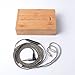 OKCSC Upgrade Earphone Cable 5N 4 Share Twist Weave Copper Plate Silver MMCX Jack Replacement Cord for SHURE SE215 SE315 UE900 (Cafe mic)