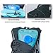 LYCAON Hydration Backpack with 2L Bladder (BPA Free, FDA Approved) 600D Waterproof Fabric Lightweight Water Back Pack Hiking Cycling Biking Bladder Backpack for Kids Women Men ( 5 Colors ) (Black)