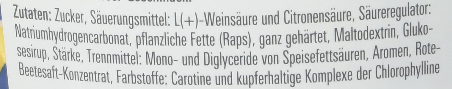 Frigeo Ahoj-Brause Ahoj-Brause Brause-Brocken–extra große Brause-Stücke in vier prickelnden, süß-sauren Geschmacksrichtungen, Brause-Würfel einzeln verpackt, im Vorrats-Pack, 200 Stück im 1,6 kg Eimer 5