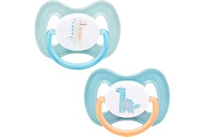 Kit de Chupetas Buba Comfort, Tamanho 1, Magic Dino