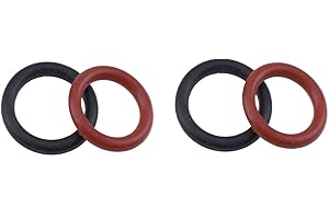 IEQFUE 2PCS Inlet & Outlet Power Steering Rubber O-Ring Seal Kit 91345-RDA- A01/91370-SV4-000 Compatible with Honda P/S Pump