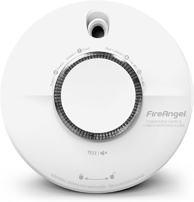 Fireangel SCB10-R Combination Smoke and CO Alarm 10 Year Battery White