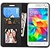 Samsung Galaxy Grand Prime Case, JoJoGoldStar Bicast PU Leather Folio Wallet Flip Cover with Card Slots and Kickstand, Includes Free Screen Protector and Stylus - Black