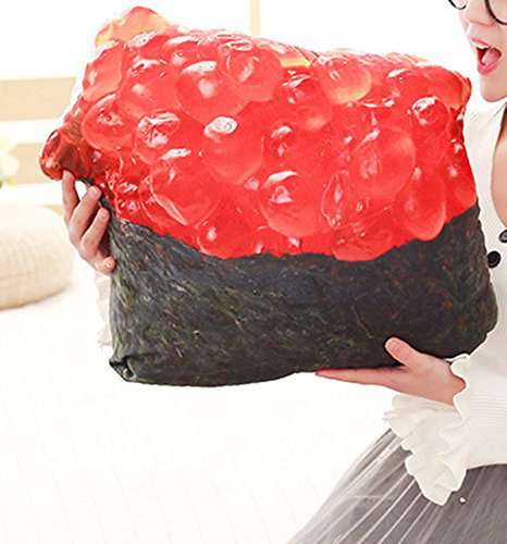 Skyseen 3D Sushi Throw Pillow Soft Food Plush Cushion Stuffed Toy Home Decoration
