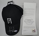 Tiger Woods Hand Signed Autograph TW Black Hat Limited Edition to only 1/50 UDA