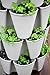 Huge 4 Tier GreenStalk Vertical Planter – for Urban and Small Space Gardening (Stunning Stone)
