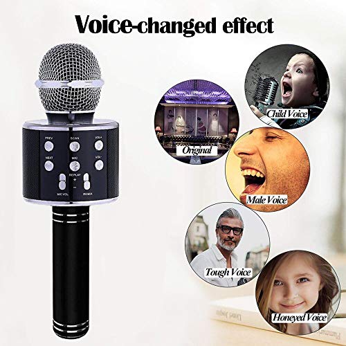 5 Karaoke+Microphone+Wireless+Bluetooth+Speaker