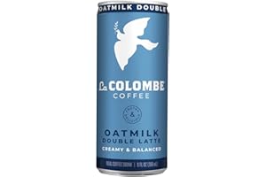 La Colombe Original Draft Latte with Oatmilk - 9 Fl. Oz. 12 Pack - 100% Arabica Brazilian Cold Brew Coffee with Nitrous-Infused Oatmilk, Dairy-Free Vegan Latte, 120mg Natural Caffeine