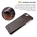 Pierre Cardin iPhone 7 Plus Leather Case Protective Slim Fit Snap On Hard Back Cover for iPhone 7 Plus Coffee Brown
