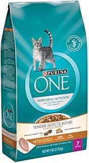 purina one tender selects blend with real chicken dry cat food