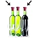 JBtek Pack of 4 Wine Stoppers, Seal Your Favorite Wine with Silicone Bottle Cap Art