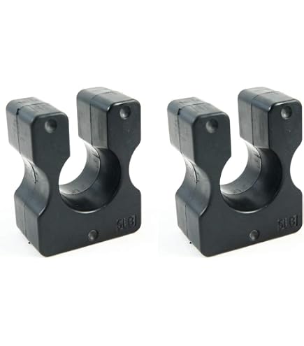 2.5 Lb Weight Stack Plate Adapter - Virgin Rubber Coated For Precision Strength Training