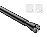 MEXAU 1Pack Spring Tension Curtain Rod 26-39 inch