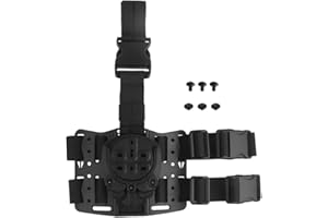 Tactical Gun Holster Quick Attachment System,360 Degree Angles Drop Leg Platform Holster Adapter