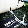 BEST-Kayak-Anchor-for-Canoes-Jet-Skis-Dinghy-SUP-Paddleboard-Small-Boats-35lbs-Galvanized-Iron-Anchors-Include-a-40-FT-Marine-Rope-Buoy-Ball-Stainless-Steel-Hook-Yak-Angler-Fishing