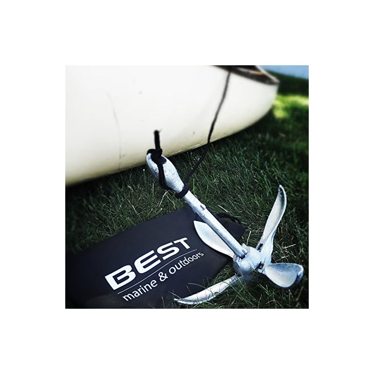BEST Kayak Anchor for Canoes, Jet Skis, Dinghy, SUP, Paddleboard