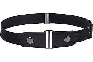 Elastic Waist Belt Pants Men Women Slim Fit Lazy People Simple All Matching Accessory