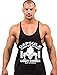 Moge Mens Blank Y Back Train Bodybuilding Gym Stringer Vest  Tank Top(FBA)