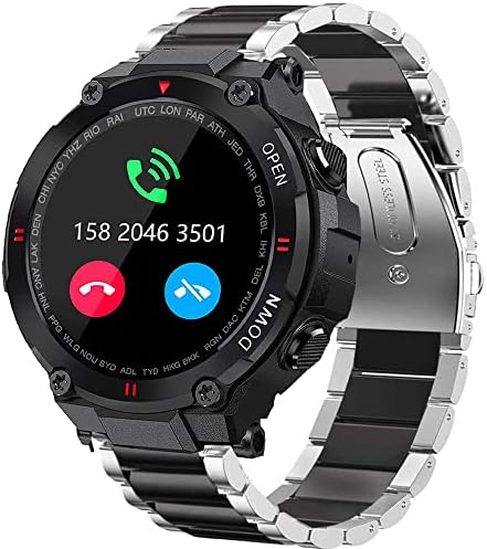 22mm Watch Band, For EIGIIS Military Smartwatch Straps, Stainless