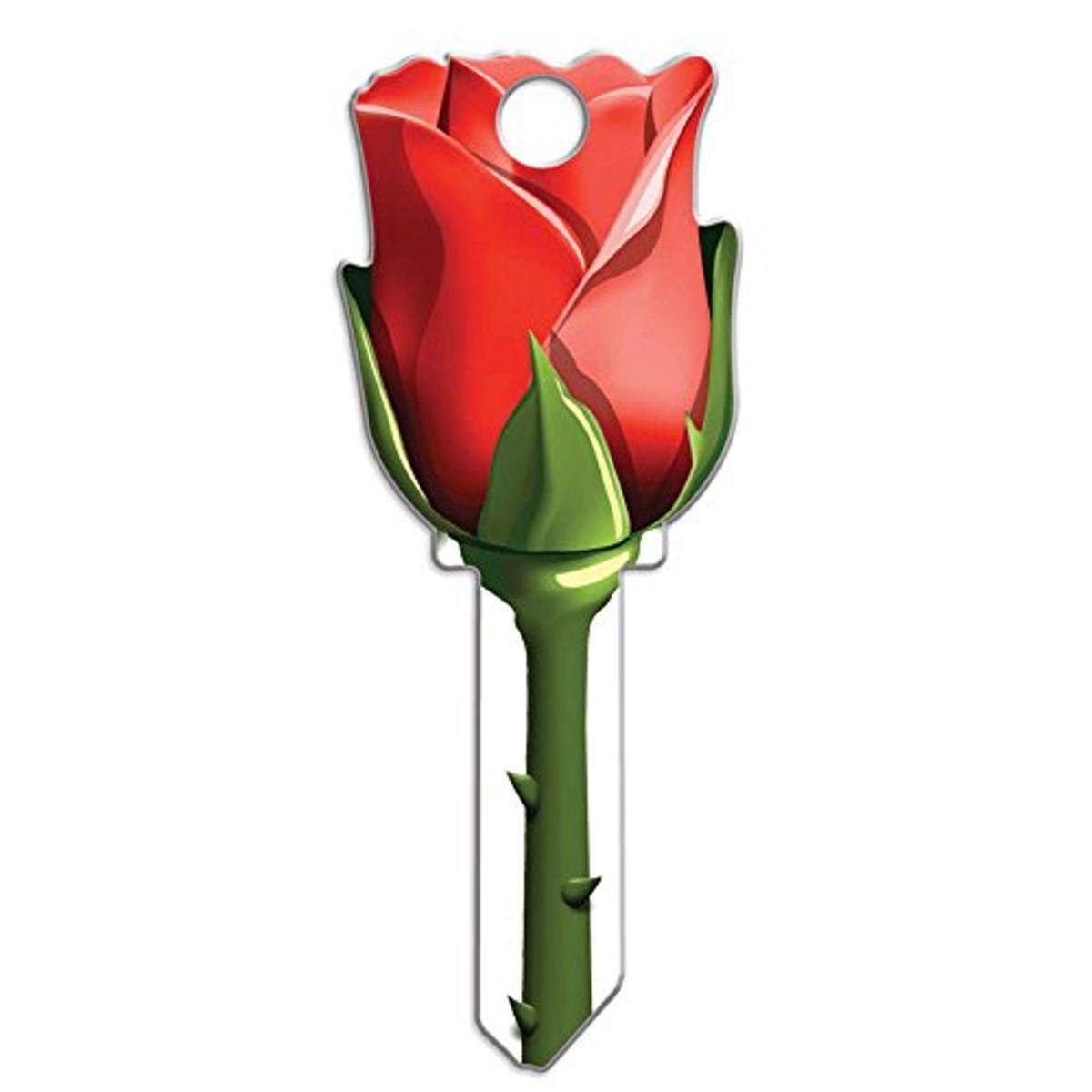 Lucky Line Rose House Key Blank SC1, 1 Key (B107S)
