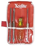 Xcelite CK3 4 Piece Standard and Phillips Screwdriver Pocket Roll Kit