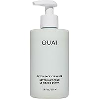 OUAI Detox Facial Cleanser - Deep Cleansing Face Wash with Glycolic Acid, Niacinamide & PHA - Removes Sweat, Dirt & Oil Witho