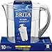 Brita 10C WHT Pitcher, Single Unit, White