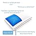 ViscoSoft SEASONSENSE Reversible Memory Foam Pillow, Standard, White