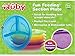 Nuby 2-Pack Fun Feeding Section Plate, Colors May Vary