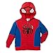 Superhero Little Boys Zip-Up Fleece Hoodie With Mesh Mask, 5, Spiderman