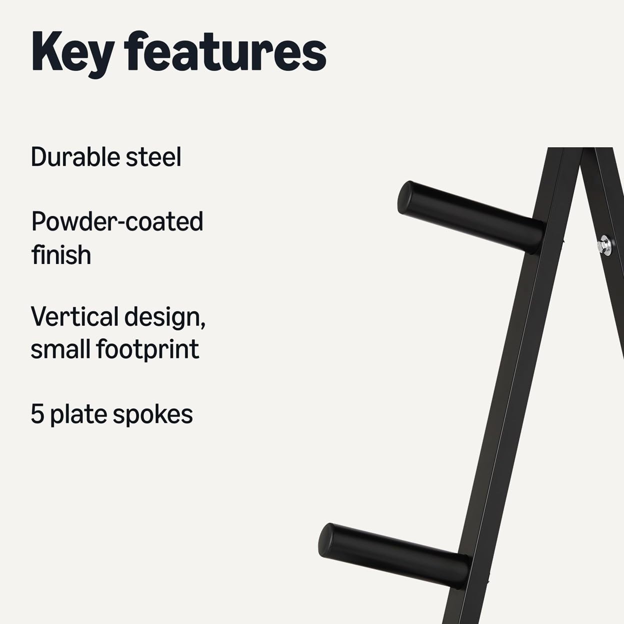 Amazon Basics Weight Plate Tree Rack
