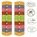 Pack of 20 Mosquito Repellent Bracelets - Natural Deet Free Insect & Bug Repellent Bands, Individually-Wrapped Wristbands, Microfiber Adjustable Button Bands for Kids & Adults by Gogogu