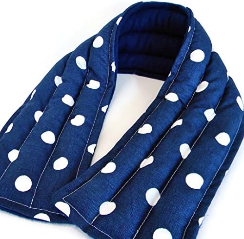 Extra Long Neck Heating Pad, Rice Flax Filled Heated Pillow Wrap