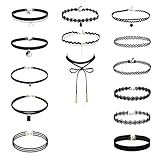 Aniywn 14 Pieces Colorful Choker Gift Stretch