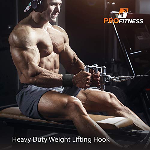 ProFitness Weight Lifting Hook 1 (Black/White) - Thumbnail 5